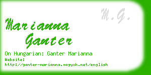 marianna ganter business card